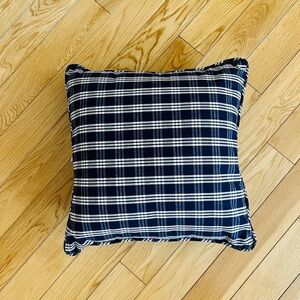 Waverly Home Fashions blue plaid pillow